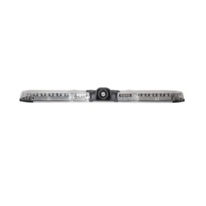 Warnbalken-LED XPERT 4PRO-2PROM/2PF, L=141cm, 10-30VDC, Warnfarbe Blau Haubenfarbe Klar, Module: Ecken 4x PRO, vorne PROM-PF-50WHP-PF-PROM, alle 1-reihig, Akustikcenter 50W-HP