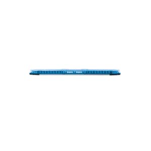 Warnbalken-LED XPERT-LP 4PRO-2PROM/2PF, L=109cm, 10-30VDC, Warn- u.Haubenfarbe Blau, Module: Ecken 4x PRO, vorne 2x PROM und 2x PF