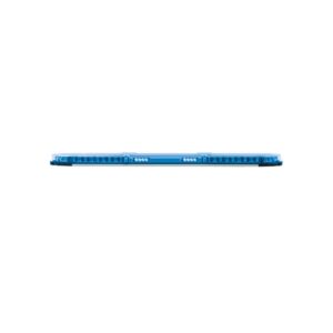 Warnbalken-LED XPERT-LP 4PRO-2PROM/2PF, L=123cm, 10-30VDC, Warn- u.Haubenfarbe Blau, Module: Ecken 4x PRO, vorne 2x PROM und 2x PF