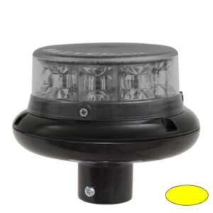 IMPACT ELP, 10-30VDC, Warnfarbe gelb, Haubenfarbe klar, DIN-A Stecksockel