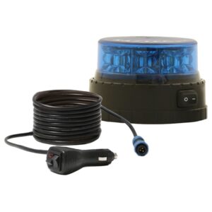 IMPACT ELP LED-Kennleuchte, wiederaufladbar, Warnfarbe Blau, Magnethalterung