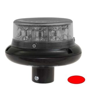 IMPACT ELP, 10-30VDC, Sonderfarbe rot, Haubenfarbe klar, DIN-A Stecksockel