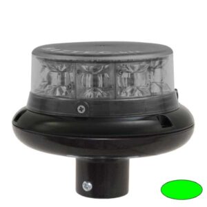 IMPACT ELP, 10-30VDC, Sonderfarbe grün, Haubenfarbe klar, DIN-A Stecksockel