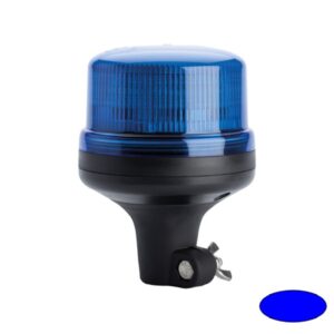 SERIE 510 LED-Kennleuchte, 10-30VDC, Warn- und Haubenfarbe Blau, DIN-A Stecksockel