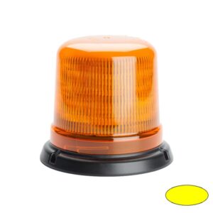 Kennleuchte-LED 515-DV-A, DMxH=142x128mm, 12/24V, Warn- und Haubenfarbe gelb, 3-Punkt-Montage