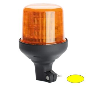Kennleuchte-LED 515F-DV-A, DMxH=142x202mm, 12/24V, Warn- und Haubenfarbe gelb, DIN-Sockel flexibel