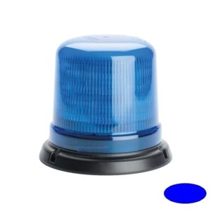 Kennleuchte-LED 515-DV-BL, DMxH=142x128mm, 12/24V, Warn- und Haubenfarbe Blau, 3-Punkt-Montage