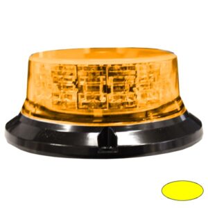 SERIE 149 LED-Kennleuchte, 10-30VDC, Warn-u.Haubenfarbe Gelb, 3-Lochbefestigung