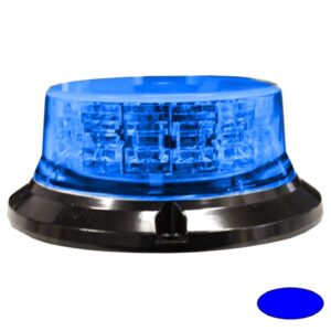 SERIE 149 LED-Kennleuchte, 10-30VDC, Warn-u.Haubenfarbe Blau, 3-Lochbefestigung