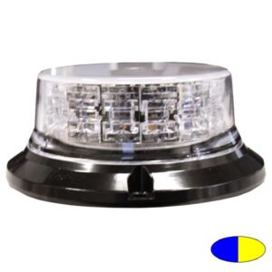 SERIE 149 LED-Kennleuchte, 10-30VDC, Warnfarben Blau/Gelb, 3-Lochbefestigung