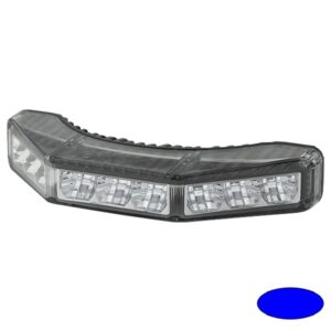 LED-Eckkennleuchte L270, LxTxH=199x75x35mm, 10-30V, Warnfarbe Blau, 270°-Wirkung, ideal für die Montage an vorderen oder hinteren Fahrzeugecken, Dachgalerie usw.