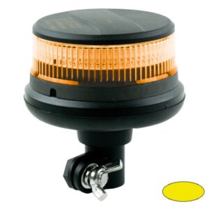 Kennleuchte-LED Serie MINILED-POWER, 10-30V, Warn- und Haubenfarbe Gelb, DIN-A Stecksockel flexibel
