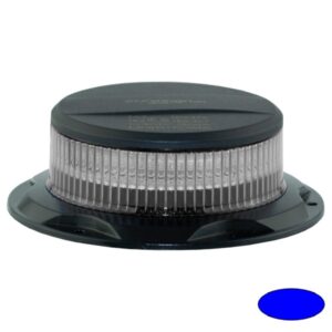 Kennleuchte-LED Serie MINILED-POWER, 10-30VDC, Warnfarbe Blau, Haubenfarbe Klar, 3-Punktbefestigung