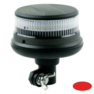 Kennleuchte-LED Serie MINILED-POWER, 10-30V, Warnfarbe Rot, Haubenfarbe Klar, DIN-A Stecksockel flexibel