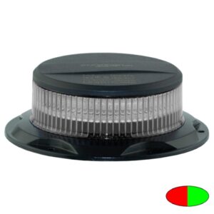 Kennleuchte-LED Serie MINILED-POWER, 10-30VDC, Sonderfarbe Rot/Grün, Haubenfarbe Klar, 3-Punktbef.
