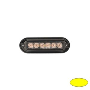 NUR MEHR RESTBESTÄNDE  GHOST, 10-30VDC, Warnfarbe Gelb, schwarzes Gehäuse Aufbaubefestigung