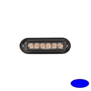 NUR MEHR RESTBESTÄNDE  GHOST, 10-30VDC, Warnfarbe Blau, schwarzes Gehäuse, Aufbaubefestigung