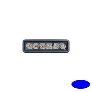 NUR MEHR RESTBESTÄNDE GHOST, 10-30VDC, Warnfarbe Blau, schwarzes Gehäuse, Einbaubefestigung