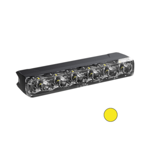 Blitzleuchte-LED XLOW3 LxHxT=86x27x13mm10-30VDC Warnfarbe Gelb Haubenfarbe Klar
