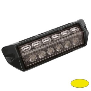 LED-Rückfahrscheinwerfer/Blitzleuchte COMBIFLASH, 10-30VDC, Warnfarbe Gelb, Gehäusefarbe Schwarz