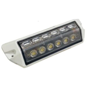 LED-Rückfahrscheinwerfer/Mehrkammerleuchte COMBIFLASH Links, 10-30VDC, Gehäusefarbe Weiß