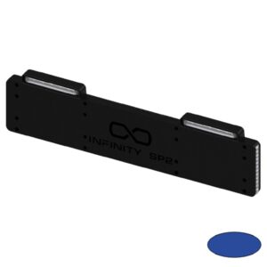 STEALTH PLATE SP2 INFINITY TL, LED-Blitzleuchten: 2 seitlich und 2 vorne abstrahlend, Warnfarbe Blau, 10-30VDC