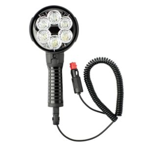 SEARCHPOWER 2.0, Hand-Suchscheinwerfer-LED Breitlicht, 12/24VDC, 4000lm, Spiralkabel 360cm