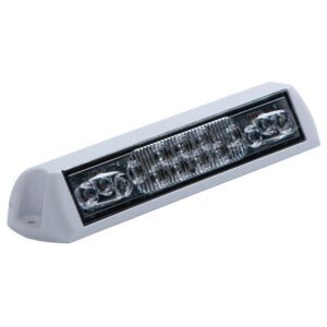 Umfeldbeleuchtung-LED SCENELIGHT 15LED-1815-WH, LxBxT=230x48x34mm, 10-40V, 2000lm, Gehäuse Aufbau, Farbe Weiss, bestückt mit 15 weißen 3W-LEDs