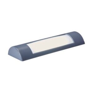 Stufenbeleuchtung-LED STEPLITE SP1_CW6GWP/2, LxBxT=75x28x11mm, Gehäuselichtaustrittsöffnung halboffen, 24VDC, 160lm, Gehäusefarbe Grau, IP66