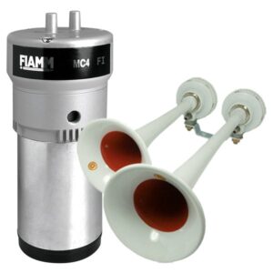 FIAMM FANFAREN-Set, Sondersignal Feuerwehr-Ö, 24VDC, Kompressor, Daueröler, 2 Fanfaren, Schneefänger