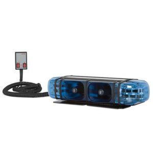 PICCOLINO-LED, 2DS6 LED-Module, 2x 6+6 LEDs, mittig Elektroniksirene mit DIN14610-Tonfolge, Magnettechnik