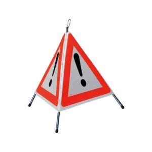 FALTSIGNAL, Höhe 90cm, normale Ausführung, 3x Symbol für "Andere Gefahren 1.30"