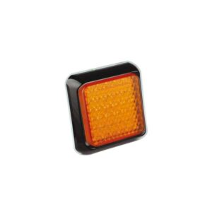 80AME LED-Fahrtrichtungsanzeiger, Montagerahmen schwarz