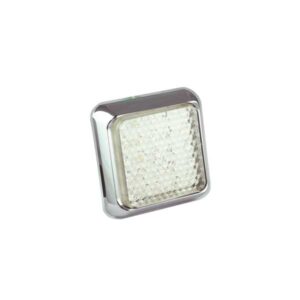 80CWME LED-Retourscheinwerfer, Montagerahmen chrom