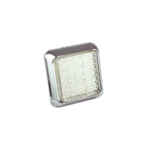 100CWME LED-Retourscheinwerfer, 10-30VDC, Montagerahmen chrom