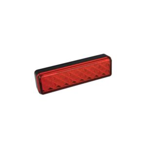 135RME LED-Kombileuchte, Stop-/Schlusslicht, Aufbau, Montagerahmen schwarz