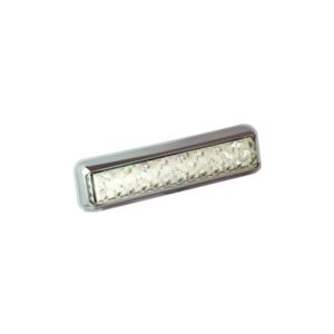 200CWME LED-Retourscheinwerfer, Montagerahmen chrom