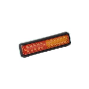 200BSTIME LED-Mehrkammerleuchte, Stop-/Schlusslicht/Fahrtrichtungsanzeiger, Montagerahmen schwarz