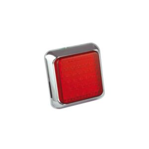 125CFME LED-Nebelschlussleuchte, Montagerahmen chrom