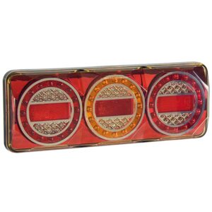 3XRF LED-Mehrkammerleuchte, Stop-/Schlusslicht/Fahrtrichtungsanzeiger/Nebelschlussleuchte/Reflektor