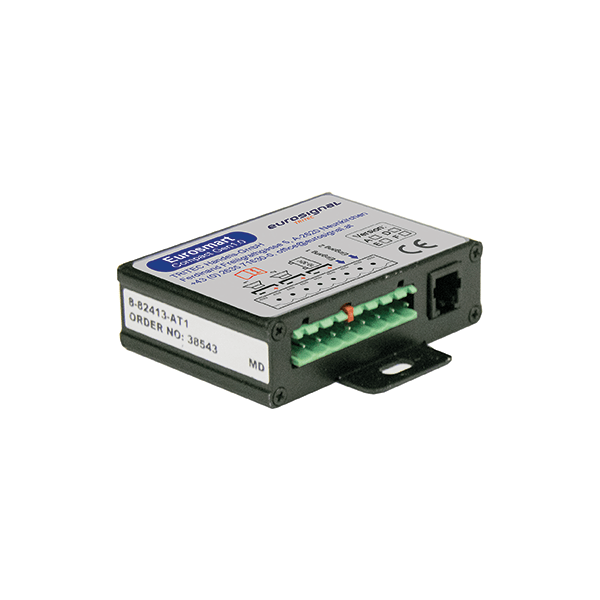 Verstärker EUROSMART COMPACT 8-82413-N, 10-30V, LxBxH=74x53x22mm, Tonfolgen Österreich uvm, für die Verwendung an einem Lautsprecher 7050-RC (nur 12VDC-Lösung) oder zwei Lautsprechern 7050-RC (12/24VDC-Lösung), Hupenringsteuerung negativ gesteuert